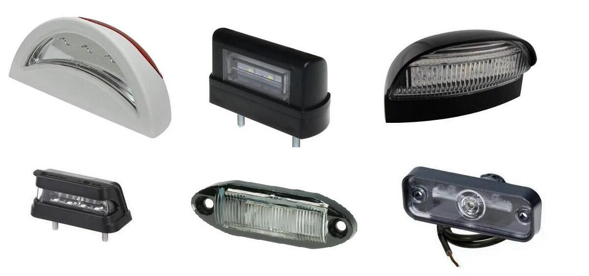 Nummerpladebelysning til lastbil, trailer, campingvogn, autocamper, påhængsvogn og maskine. Godkendte nummerpladelys fra Proplast Køretøjsbelysning - Høj kvalitet