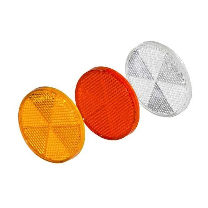 Reflekser selvklæbende, rød, hvid gul 60 mm Proplast