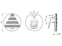 LED baglygte PRO-DISC 12/24V. LED bremselys, blinklys, baglys. ECE & ADR godkendt.