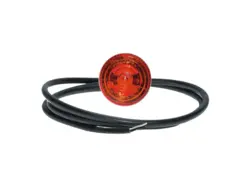 LED markeringslygte rød PENNY PRO 12/24V. 5,0 mtr. kabel. proplast vare nr. 40002502