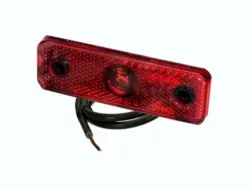 LED markeringslygte PRO-REP 24V rød, Proplast 40015502.