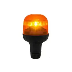 Sirena Eurorot LED FLX 12/24V orange advarselsblink til traktorer og maskiner, inkl. New Holland, med rørstudsmontering og ECE R65-godkendelse