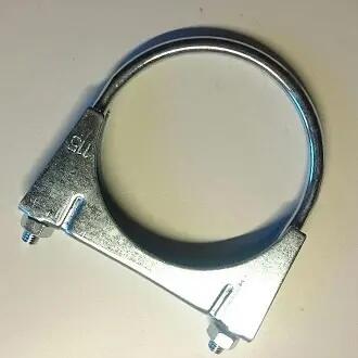 Udstødningsclamp Ø115 mm M10 – Kraftig Kvalitet.
Clamp til samling af udstødningsrør.