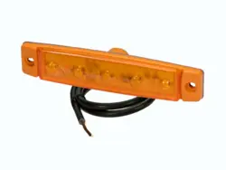 LED sidemarkering PRO-FLAT "Farvet version" 12/24V