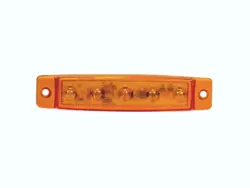 LED sidemarkering PRO-FLAT "Farvet version" 12/24V