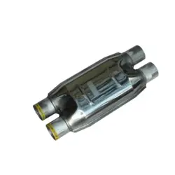 Dobbelt resonator / muffler 55 mm til USA BMW – reducerer støj og forbedrer motorlyd