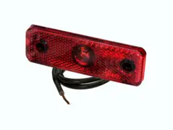 LED markeringslygte PRO-REP 12V rød - Proplast 40015202 - Made in Germany