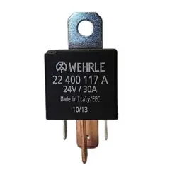 Relæ, arbejdsstrøm 24V 30A - Til lift