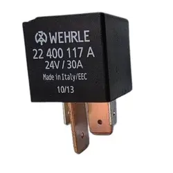 Driftsikker 24V 30A  relæ - Wehrle 22400117A - Til maskine, lastbil og bus