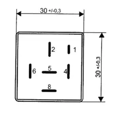 Wehrle relæ, visker/vasker interval 12V vare nr. 60201002