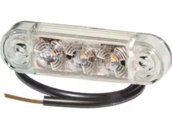 LED positionslygte 24V PRO-SLIM hvid. Vare nr. 40044503