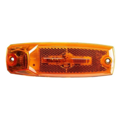LED Sideblinklygte & Sidemarkeringslygte 12/24V, AMP stik