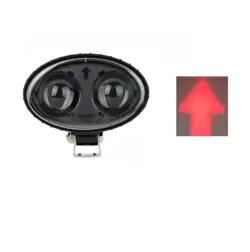 LED rød pil sikkerhadslampe til gaffeltruck