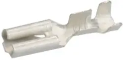Kabelsko fladstik uisol. m/lås 2.8 mm. Sælges enkeltvis.