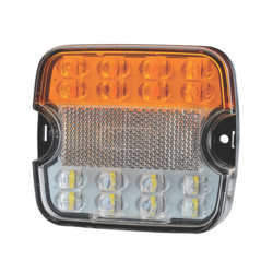 Frontlygte til traktor - kombineret lygte med blinklys og positionslys