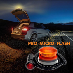 Magnetisk mikro advarselsblink led til cigarstik