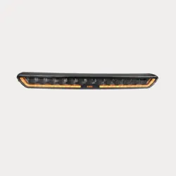 OZZ XB1 20" LED Fjernlygtebar – Gul & hvidt positionslys – Sort hus