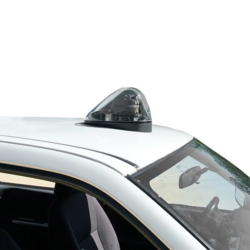 LED søgelygte SB4 12/24V fra Sirena med kablet fjernbetjening og 360° rotation. Fastmontering – ideel til politi, ambulance, vagt og offroad brug.