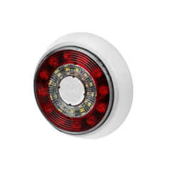 LED bak-tågelygte 12/24V Proplast PRO-MIDI-RING til lastbil, maskine og camper