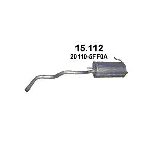 Bagpotte Nissan Micra V (K14) 0.9 IG-T (90 Hk) Polmo 15.112 -  Reference: 20110-5FF0A, P41082, P41080