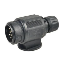 13-polet stik. 12V. Til trailer eller campingvogn. Hanstik. Brand: 247 Lighting.