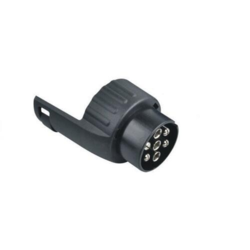 Adapter til biler med 7-polet anhængertræk, så du kan koble til anhængere med 13-polet stik. Nem at montere og sikrer korrekt strømtilslutning til lys og signaler.