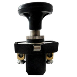 Træk/tryk kontakt 12-24V, 16 Amp - On/Off. Udtrækskontakt / Trækkontakt Max. 16 Ampere
Montering af ledninger ved hjælp af skruer.