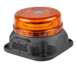 2-i-1 LED Advarselsblink med integreret bakalarm (12-24V)