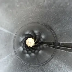 Resonator til udstødning - udvendig diameter på rør er 55 mm