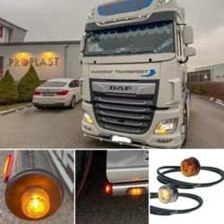 Sidemarkeringslygte til DAF - Proplast PRO-PENNY sidemarkering 12/24V diameter Ø27 mm