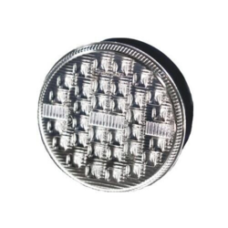 Baglygte med klart glas. Diameter 93 mm. Proplast baglygte LED.