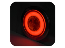 LED baglygte PRO-MINI-RING 12V/24V. Til indbygning. PROPLAST vare nr. 40054532.