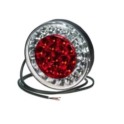 LED Baglygte 12/24V Proplast PRO-SPOT ECO rund, 0,5 m kabel - Fremstillet i Tyskland