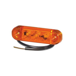 LED sidemarkeringslygte PRO-SLIM 24V gul Proplast 40044001