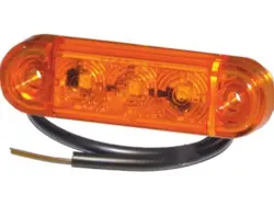 LED sidemarkeringslygte PRO-SLIM 24V gul. Vare nr. 40044001