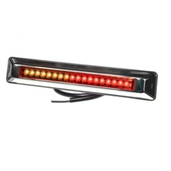 LED baglygte 24V Proplast PRO-CAN XL med chrom lygtehus - til lastbil og trailer