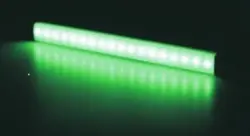 LED interiør lampe PRO-STRIPE ECO 24V grøn lys. 222 mm. PROPLAST vare nr. 40048086
