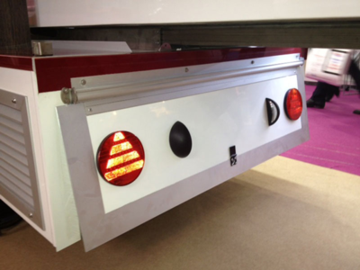 LED baglygte PRO-DISC 12/24V. LED bremselys, blinklys, baglys. ECE & ADR godkendt.