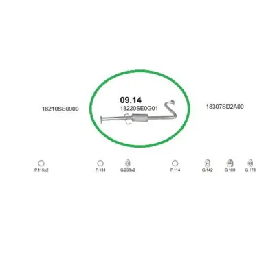 Mellempotte Honda Accord III 1.6, 2.0 – Afhentningspris