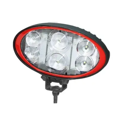 PROPLAST LED arbejdslygte med 6 SMD High Power-LED'er og 2500 Lumen. Kraftig og langtrækkende belysning til lastbil, traktor og maskiner. Robust lygtehus i trykstøbt aluminium, solid polycarbonatlinse og vandtæt konstruktion. 12-36V, IP6K9K samt ADR- og EMC-godkendt