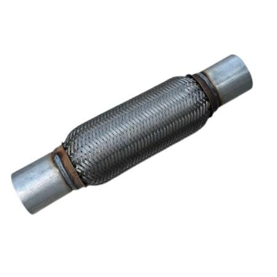 Flexrør til udstødning Ø50 mm, L: 200/300 mm - interlock vw type - til biler og maskiner