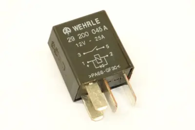 Mikro Relæ 12V 25A diode - Wehrle 29200045A