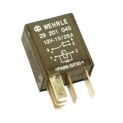 12V micro skifterelæ 15/25A med diode - omskifterrelæ