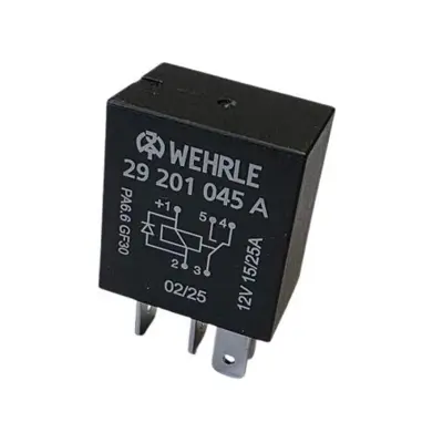12V micro skifterelæ 15-25a