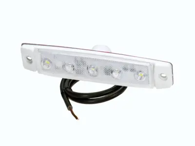 LED positionslygte PRO-FLAT "Farvet version" 12/24V