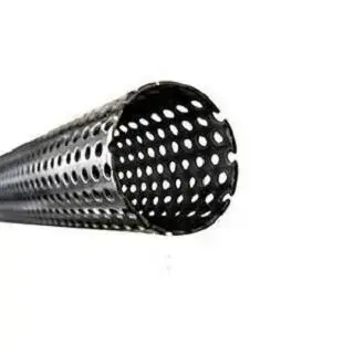 Perforeret rustfrit stålrør T304 50,8 x 1,2 mm – 1 meter, 3 mm huller