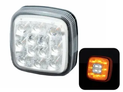 Forreste LED blink/positionslygte 12/24V ADR Proplast 40057911