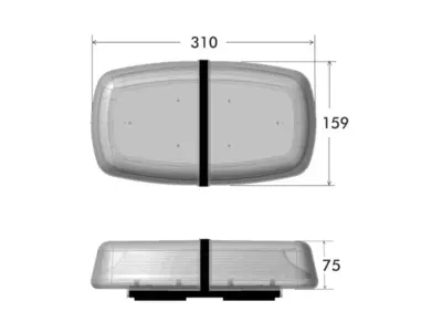 LED lysbro PRO-COMPACT-BAR magnet