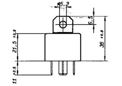 wehrle omskifterrelæ med diode 24V 10/20A vare nr. 20401103