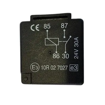 Lukkerelæ 4 ben, arbejdsrelæ 30AMP 24 Volt - til maskiner